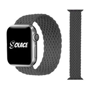 Solace Braided Grey Apple Watch Band